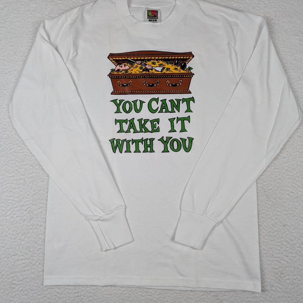 Vintage Fruit of the Loom BEST Long Sleeve Shirt You Can't Take It With You Cast